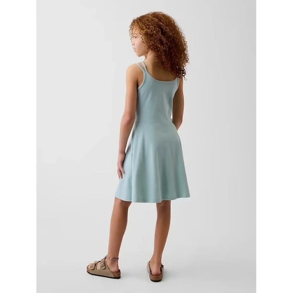 Gap Kids Jersey Tank Dress XL(12) Fresh Water Blue NWT's 894418